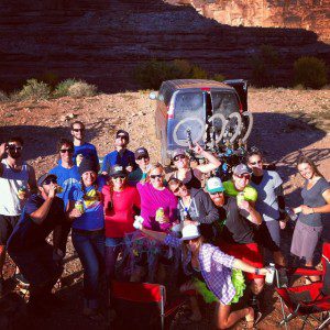 The crew in Moab during Buring Bike 2013. 