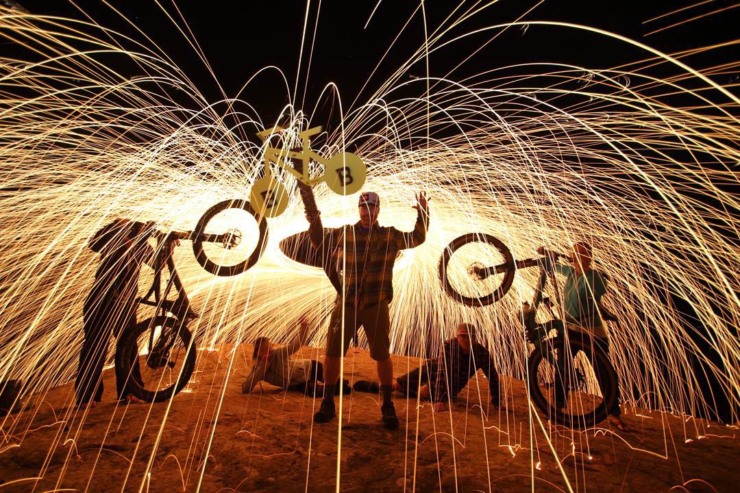 One spark is all it took to ignite Burning Bike 2015 // photo credit :: Justin Reiter